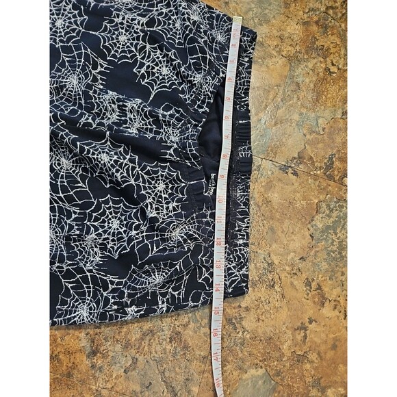 Burt’s Bees Organic Adult Pajama Pants Large Black With Spider Web (A100) - Picture 6 of 8